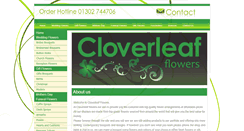 Desktop Screenshot of cloverleaf-flowers.co.uk